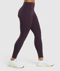 Elevate Leggings Plum Brown