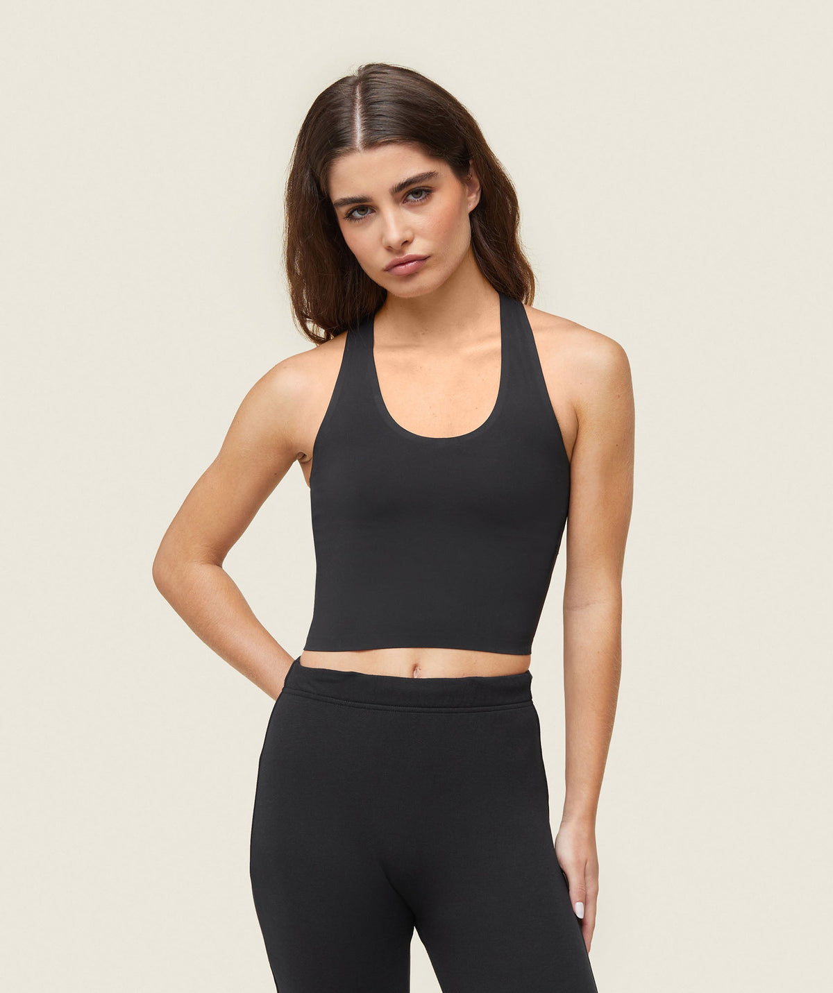 everywear Second Skin Tank Black