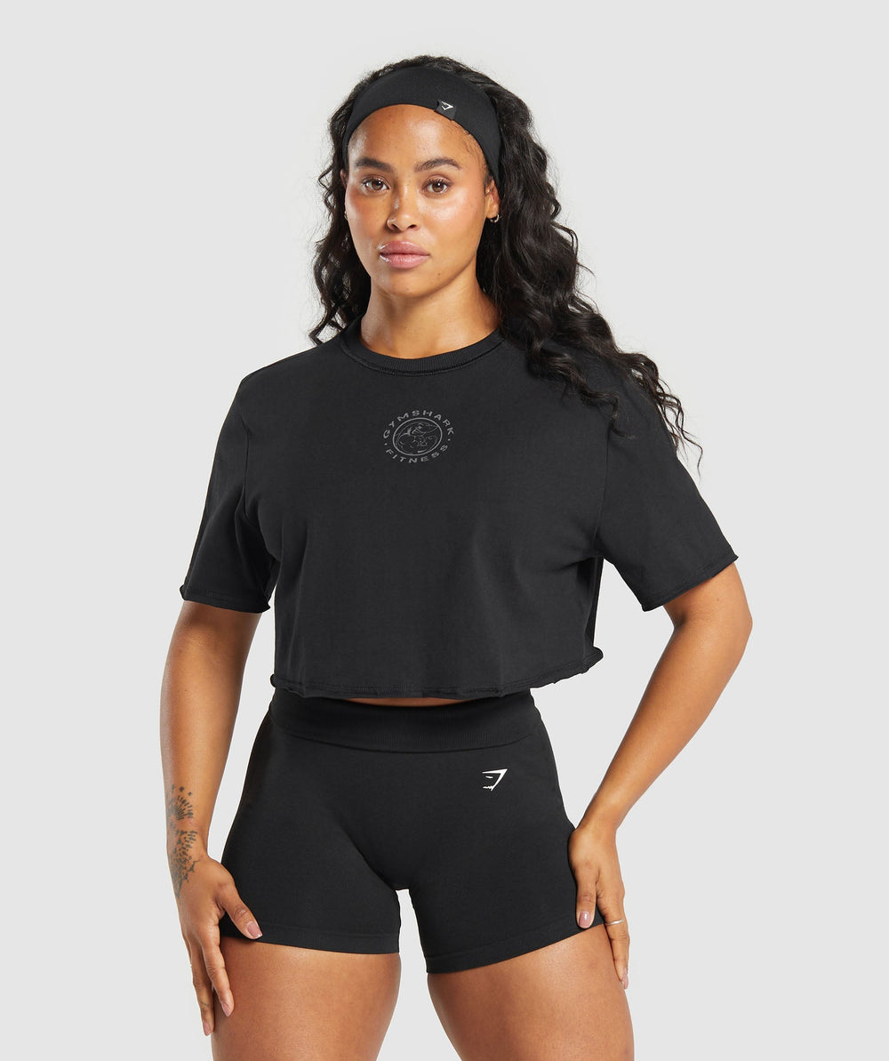 Legacy Crop Top Black