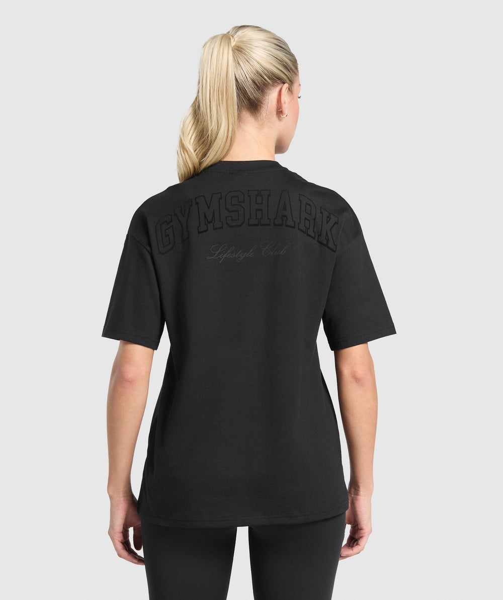 Campus Classics Graphic T-Shirt Black