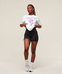 Heavy Duty Graphic Oversized T-Shirt White