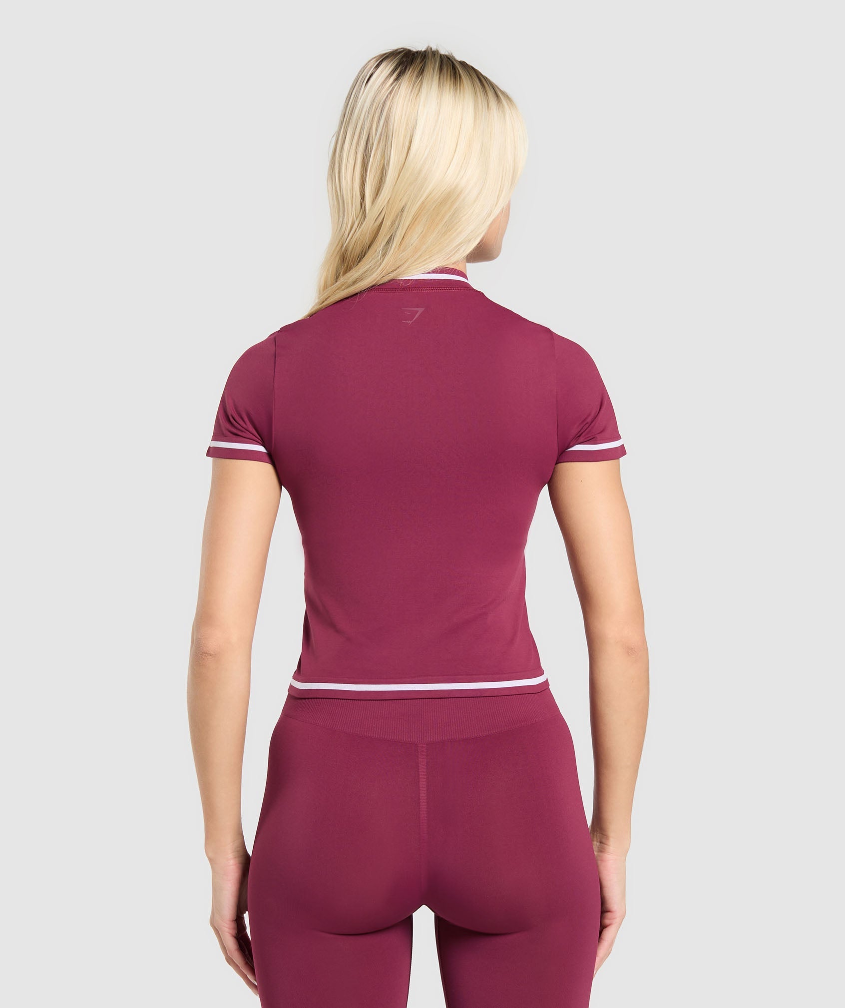 Contrast Seamless T-Shirt Strong Pink