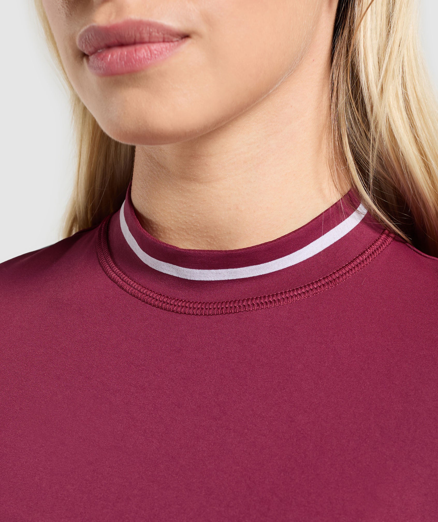 Contrast Seamless T-Shirt Strong Pink
