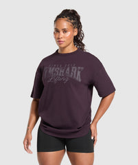 Lifting Oversized Pump Cover Plum Brown