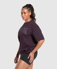 Lifting Oversized Pump Cover Plum Brown