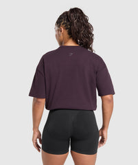 Lifting Oversized Pump Cover Plum Brown