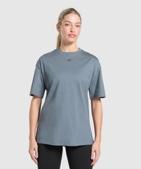 Campus Classics Graphic T-Shirt Iron Blue