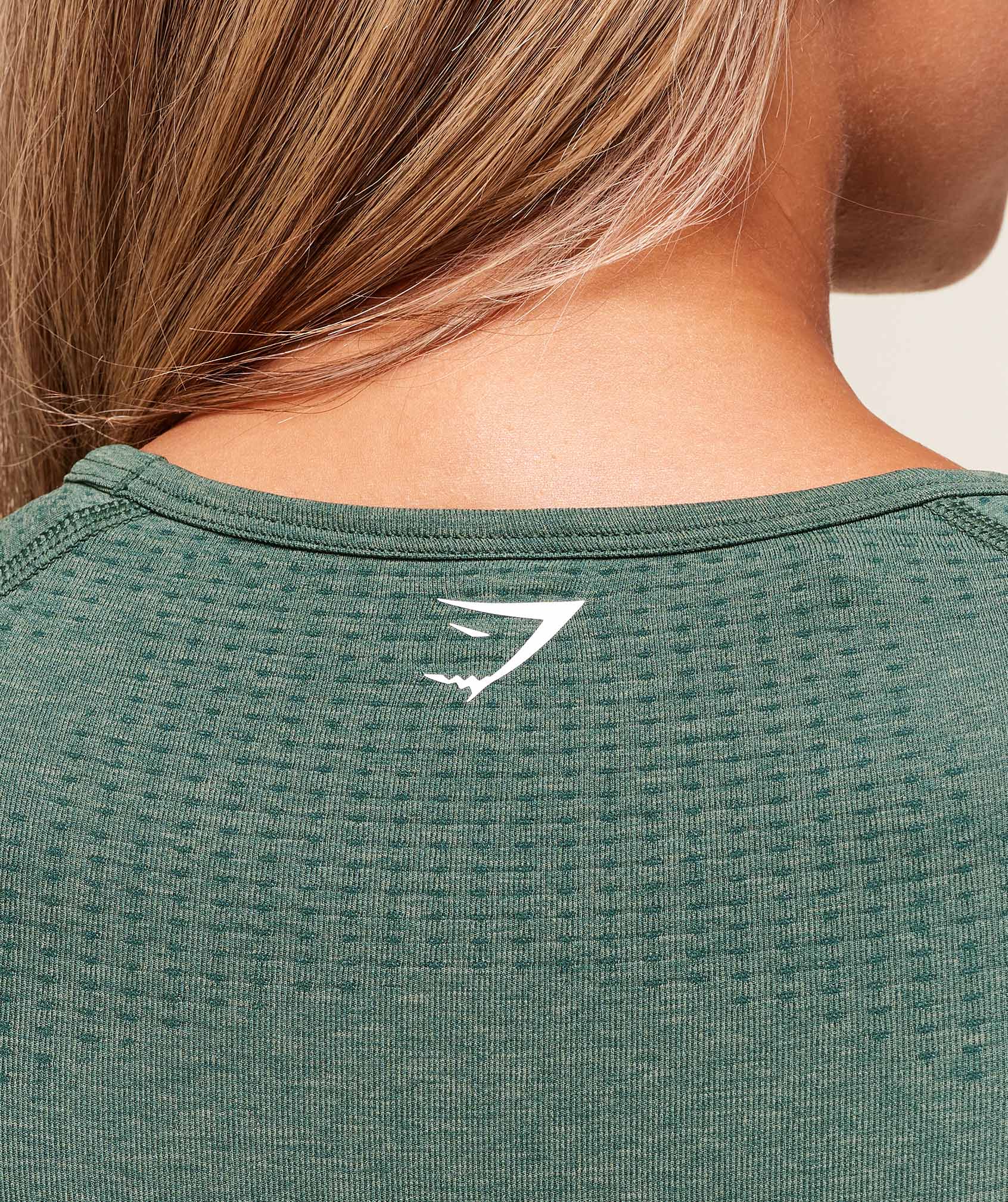 Vital Long Sleeve Top Dark Green Marl