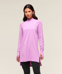 Vital Long Line Top Sour Pink Marl
