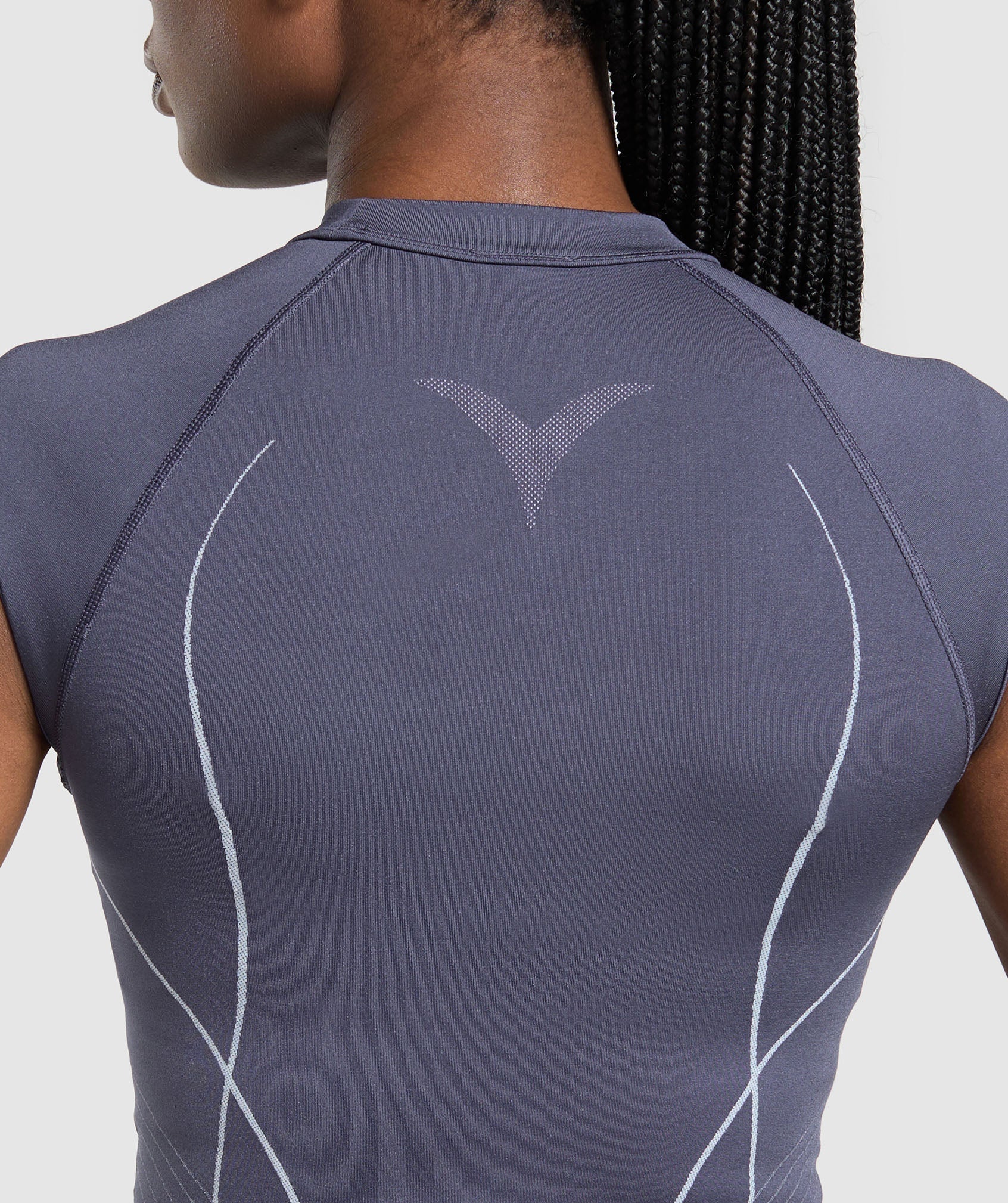 Apex Seamless Midi T-Shirt Weighted Purple/Fresh Lilac