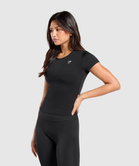 Training Baby Tee Black