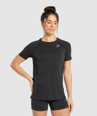 Vital Light T-Shirt Black Marl