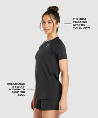Vital Light T-Shirt Black Marl
