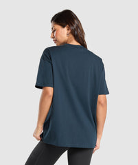 Training Oversized T-Shirt Navy