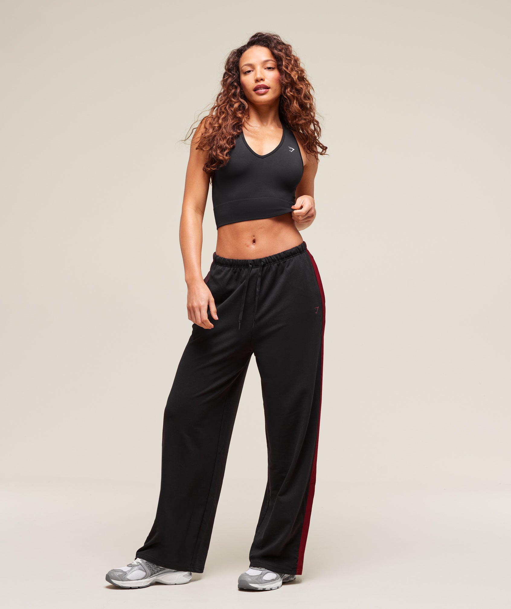 Everyday Seamless Crop Tank Black