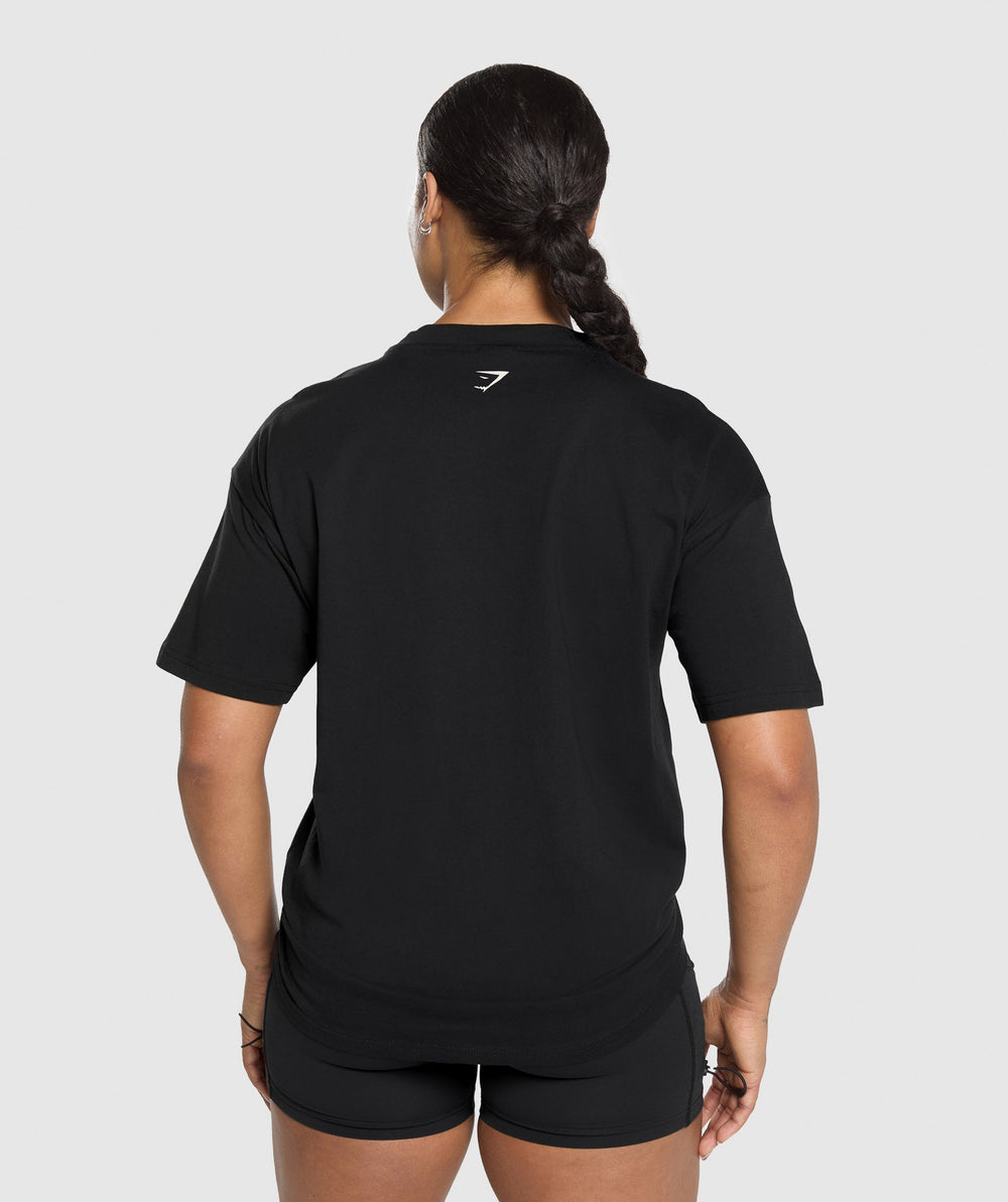 Lifting Essentials Graphic Oversized T-Shirt Black