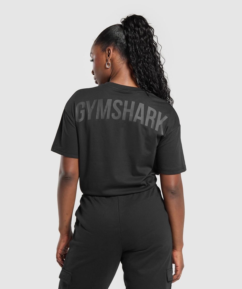 Power Oversized T-Shirt Black