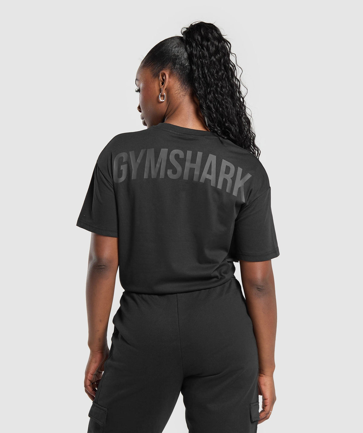 Power Oversized T-Shirt Black