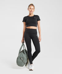 Everyday Cap Sleeve T-Shirt Black