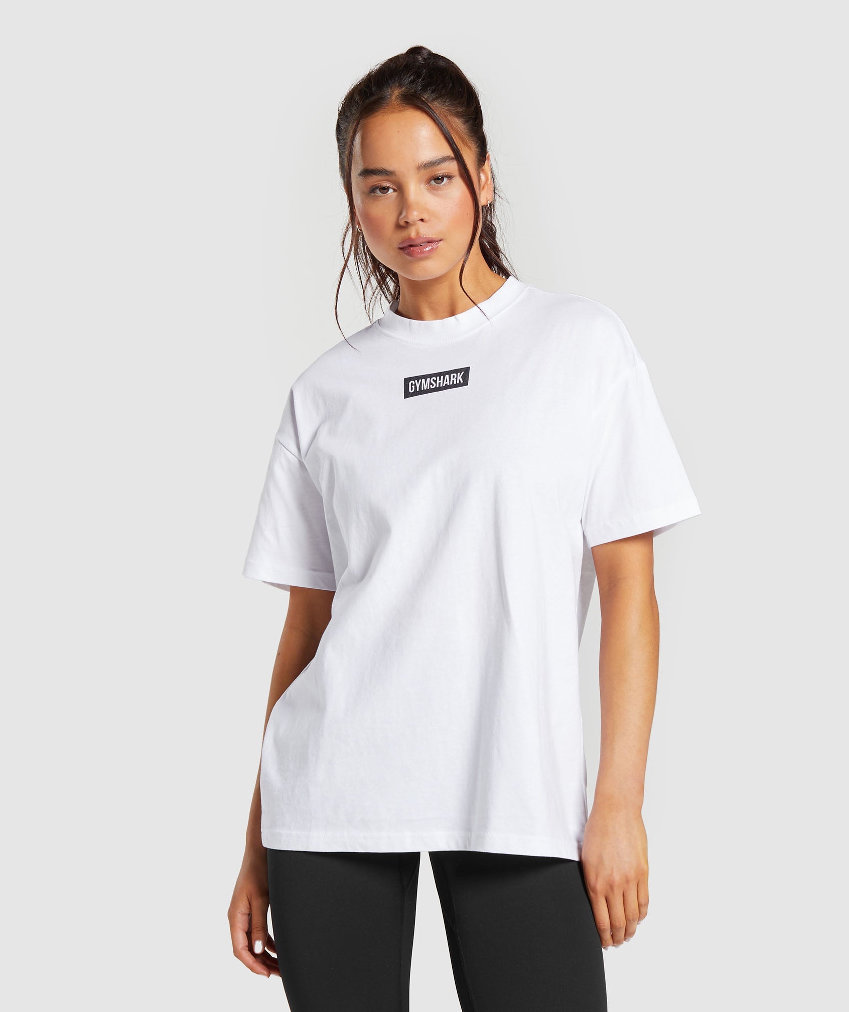 Block Oversized T-Shirt White
