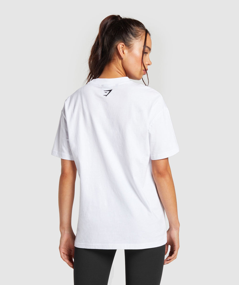 Block Oversized T-Shirt White