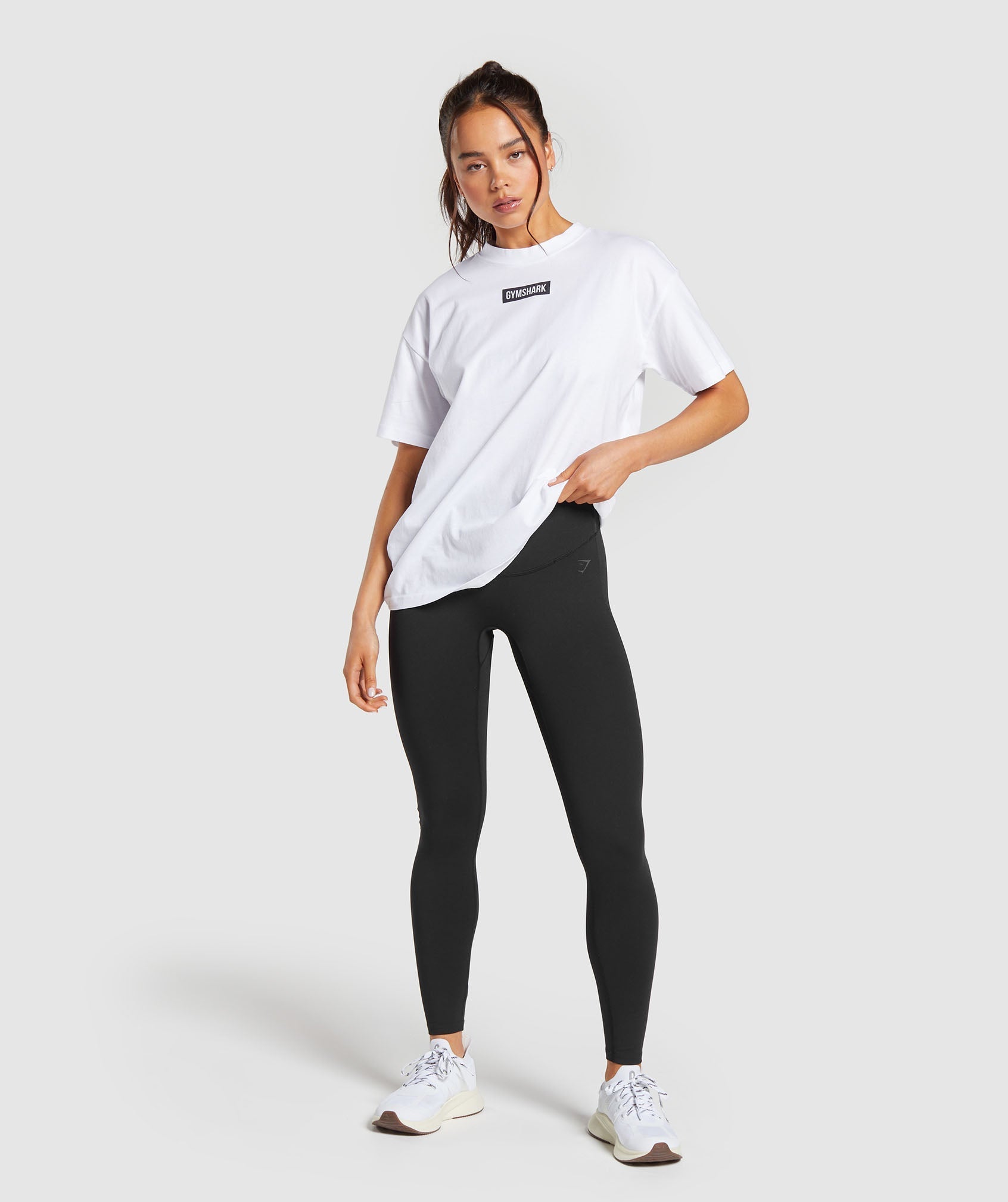 Block Oversized T-Shirt White