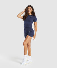 Vital Tight T-Shirt Heavy Blue Marl