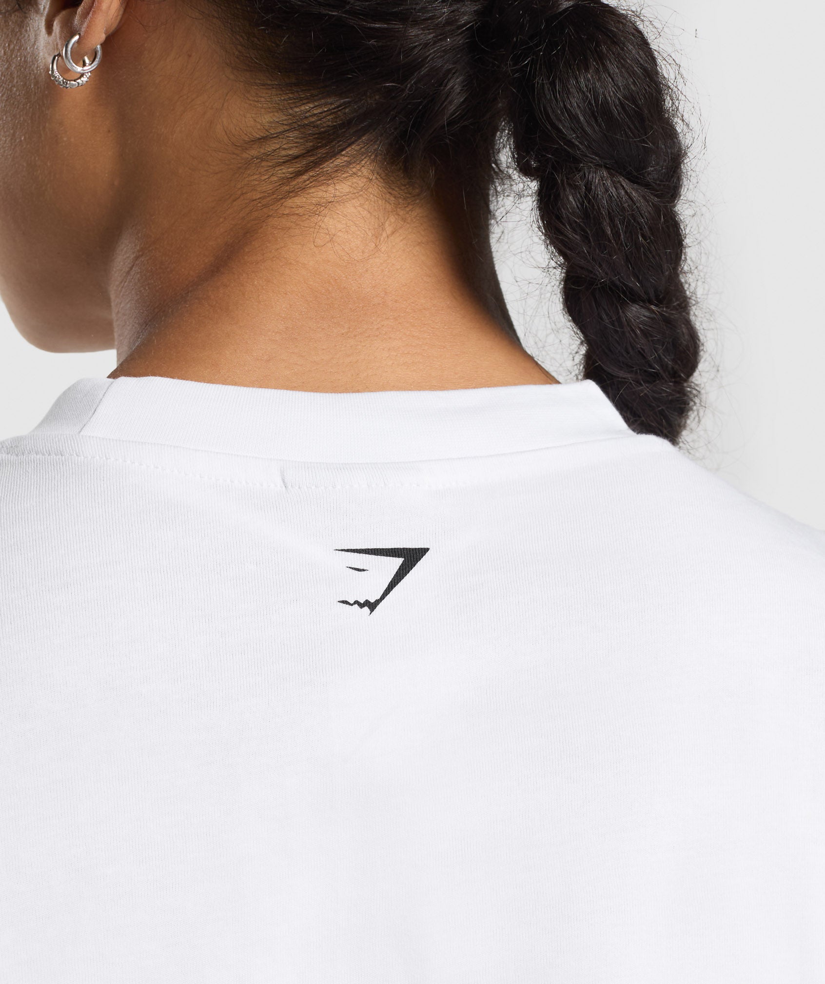 Lifting Essentials Graphic Oversized T-Shirt White
