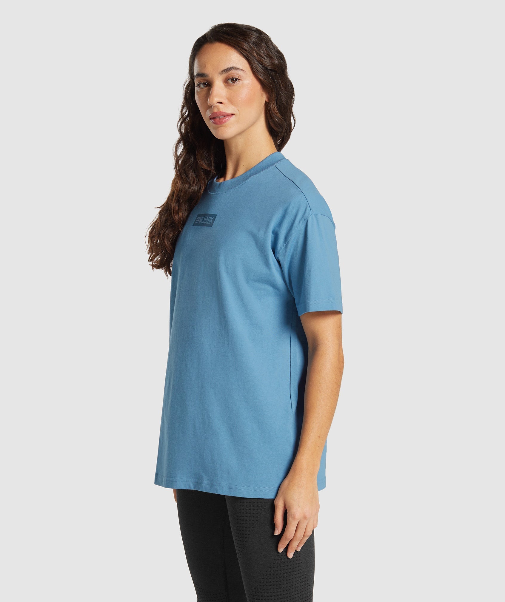 Block Oversized T-Shirt Classic Blue