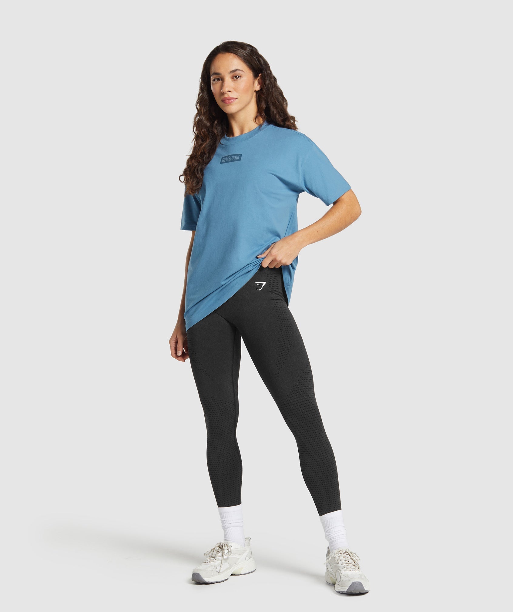 Block Oversized T-Shirt Classic Blue