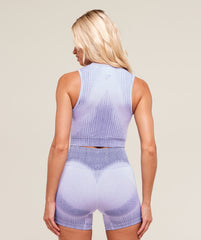 Diffuse Seamless Cropped Tank Fresh Lilac/Cobalt Purple