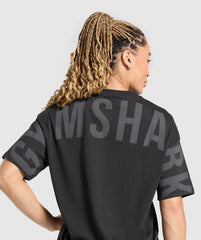 Wordmark Graphic T-Shirt Black
