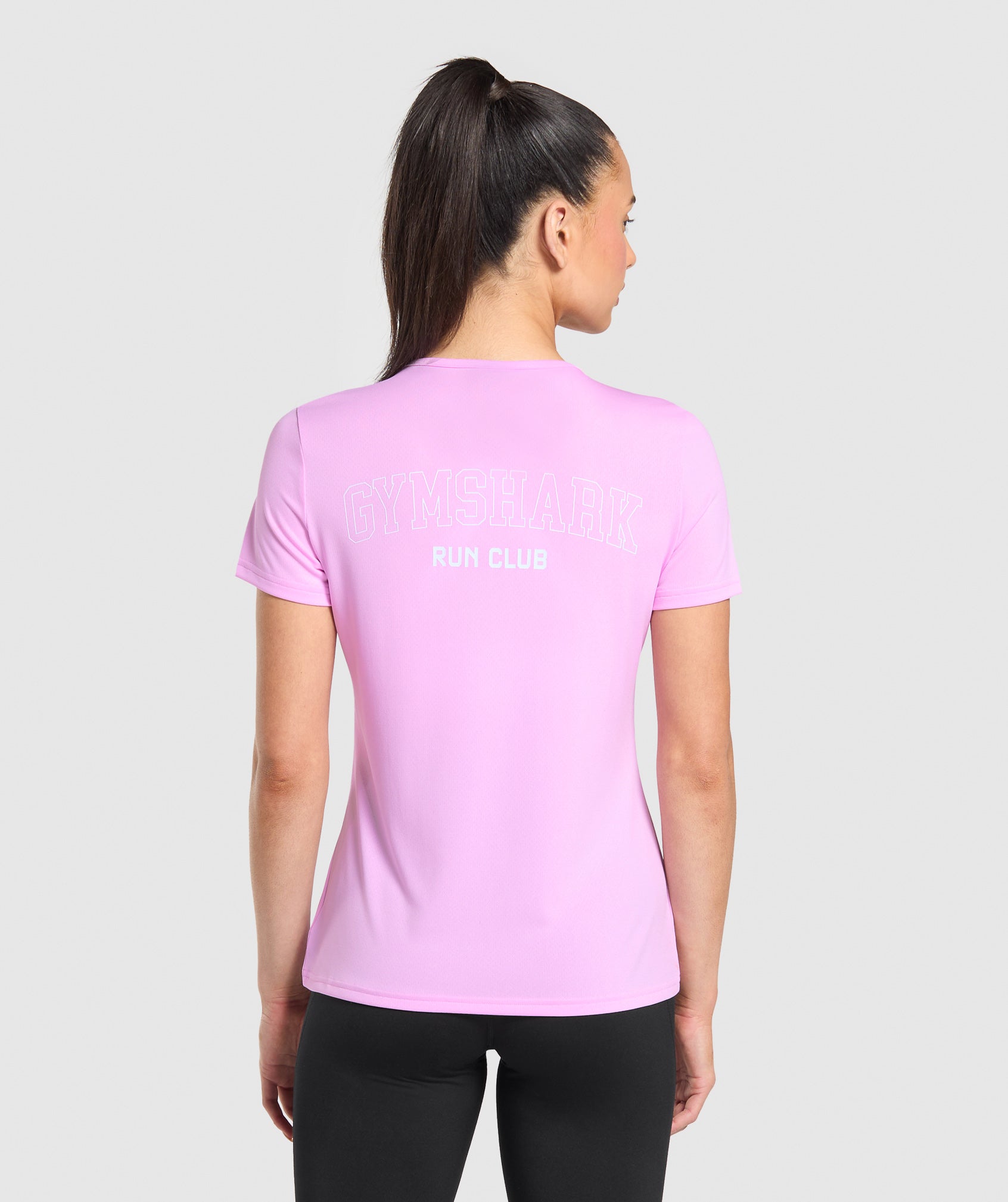 Run Club Graphic T-Shirt Sour Pink