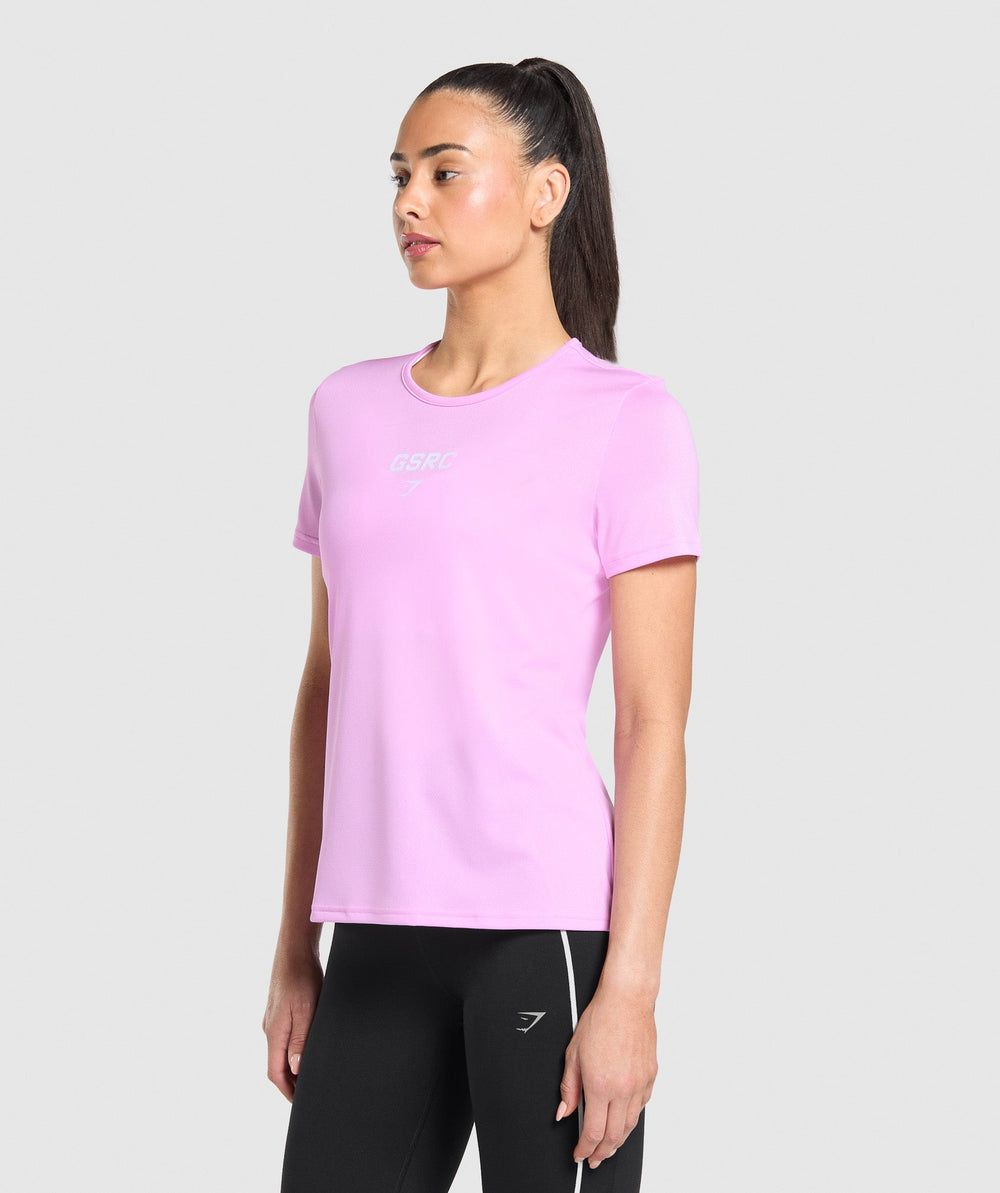 Run Club Graphic T-Shirt Sour Pink