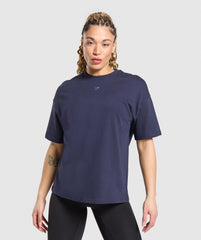 Wordmark Graphic T-Shirt Heavy Blue