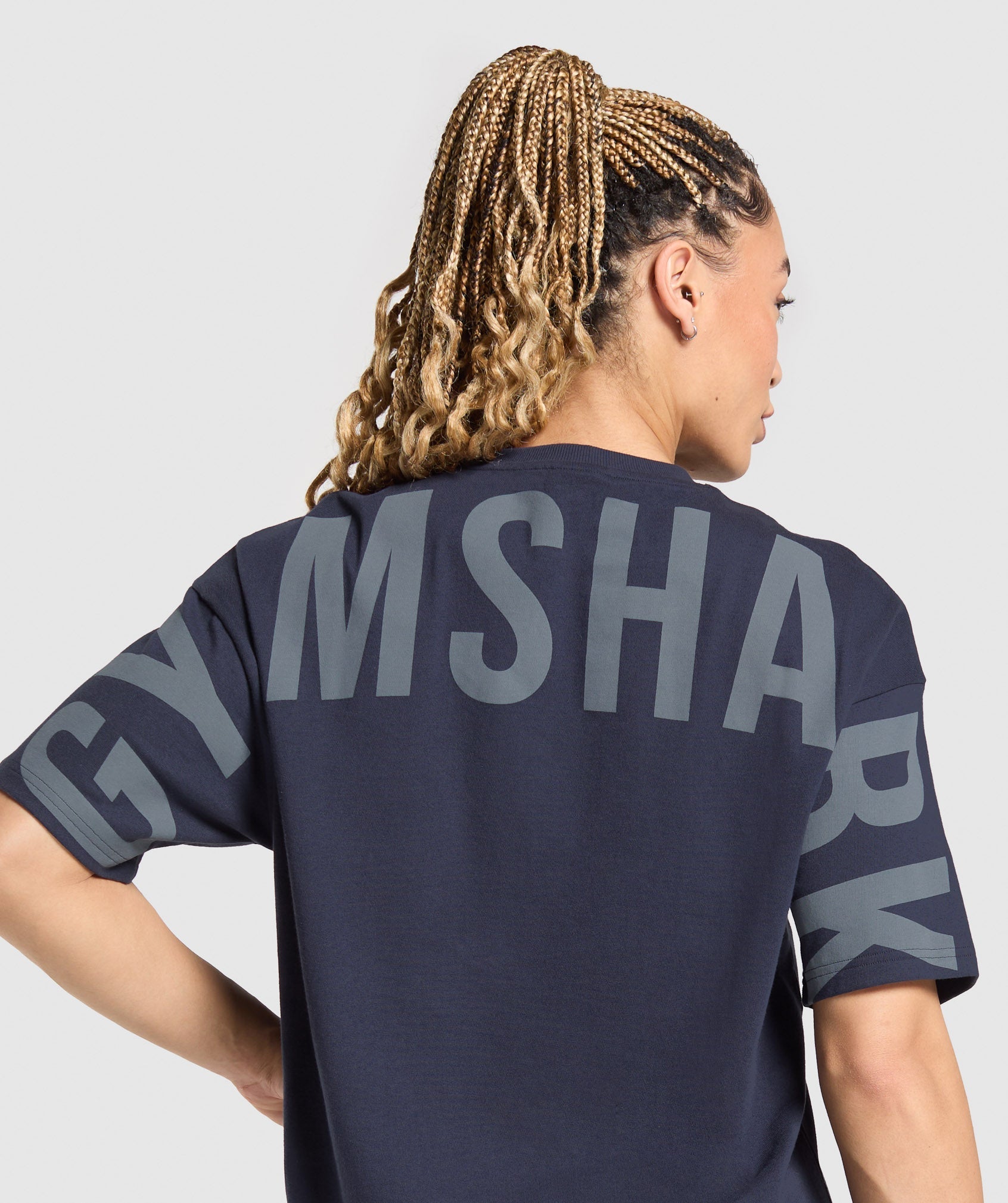 Wordmark Graphic T-Shirt Heavy Blue