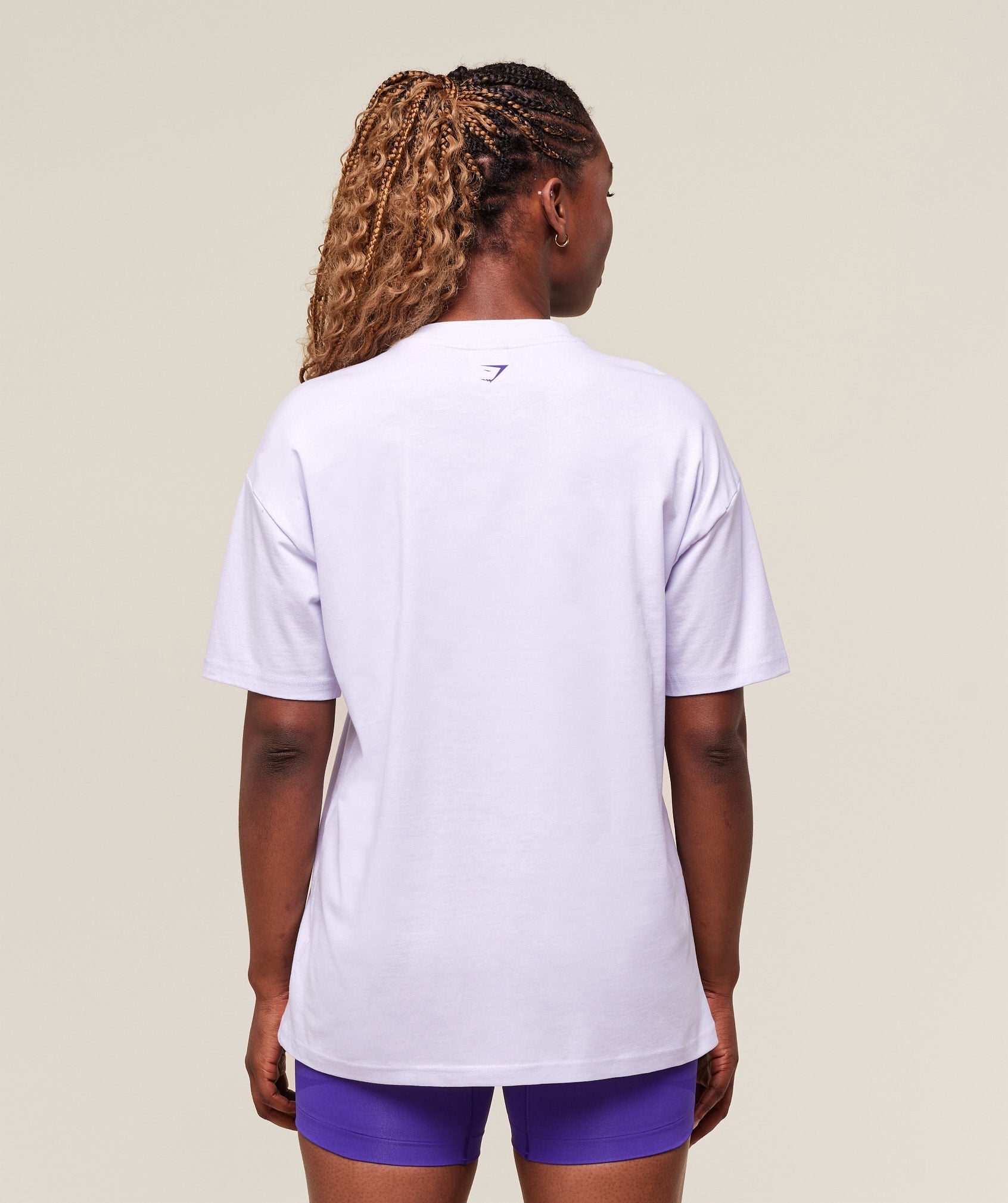 Heavy Duty Graphic Oversized T-Shirt Fresh Lilac