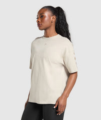 Wordmark Graphic T-Shirt Pebble Grey