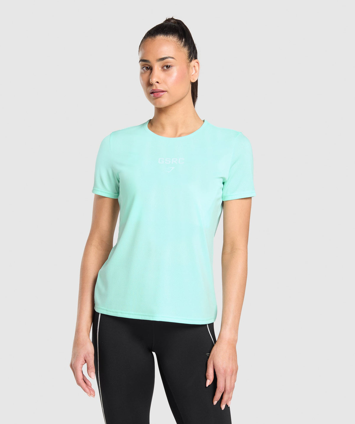 Run Club Graphic T-Shirt Pop Turquoise