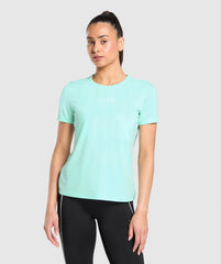 Run Club Graphic T-Shirt Pop Turquoise