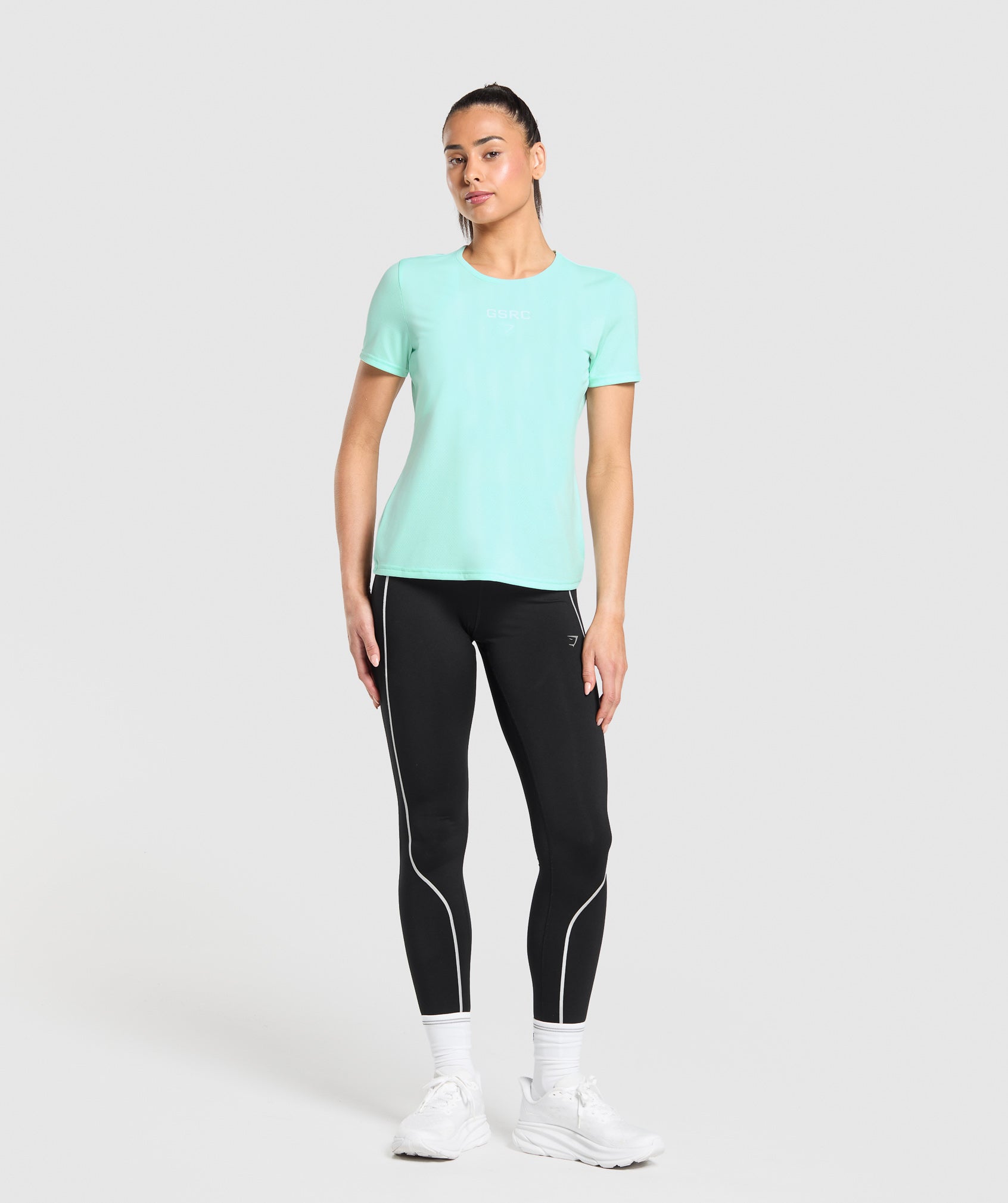 Run Club Graphic T-Shirt Pop Turquoise