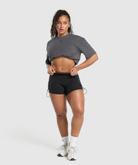 Back Gains Graphic Oversized Tee Graphite Grey