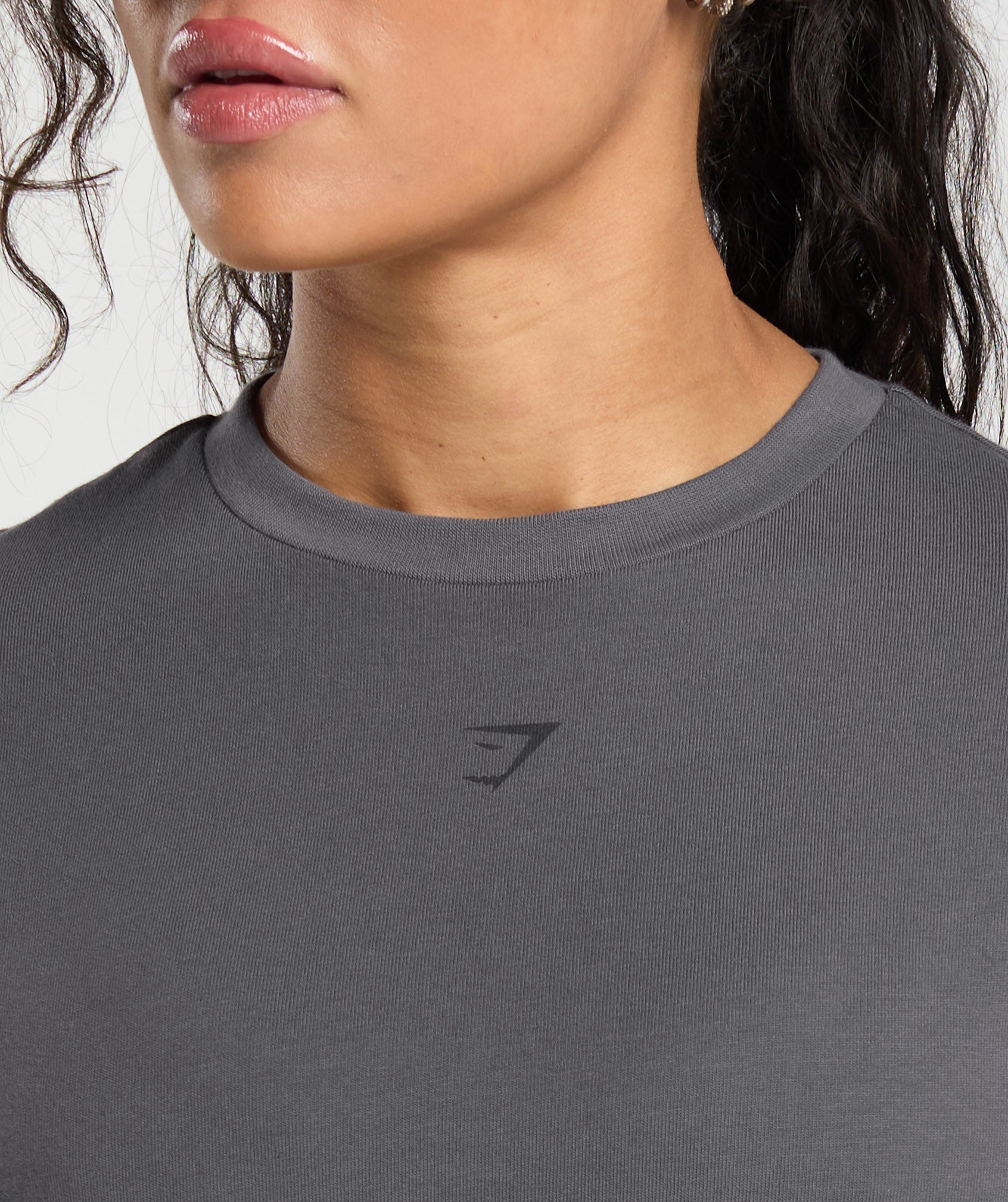 Back Gains Graphic Oversized Tee Graphite Grey