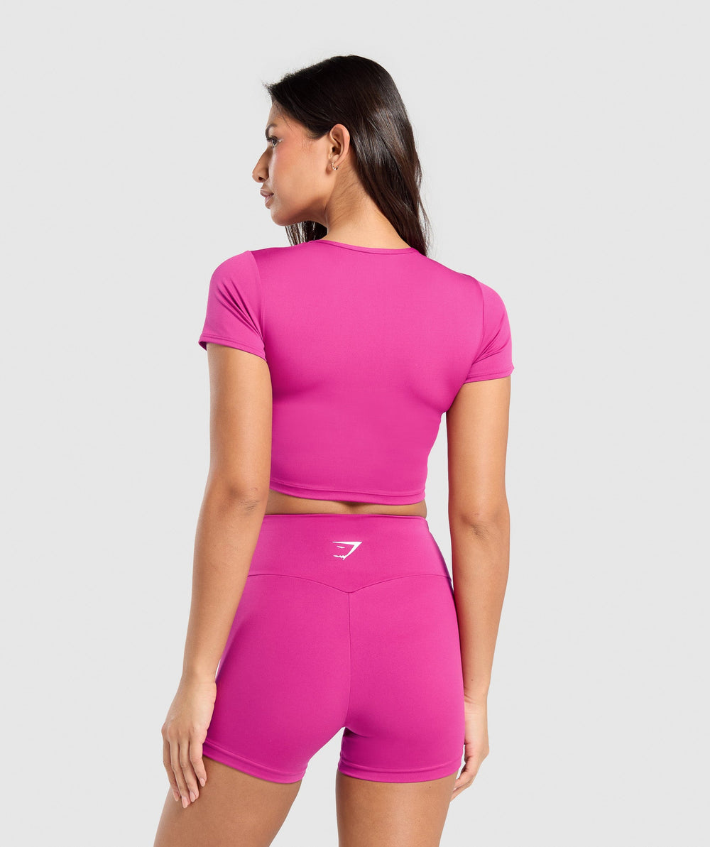 Training Cap Sleeve T-Shirt Winning Pink