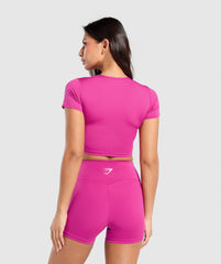 Training Cap Sleeve T-Shirt Winning Pink