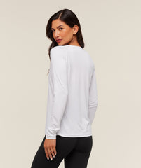 Training Long Sleeve Top  White