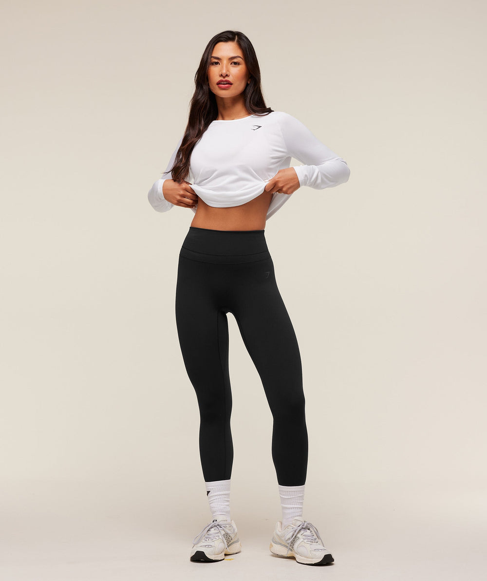 Training Long Sleeve Top  White