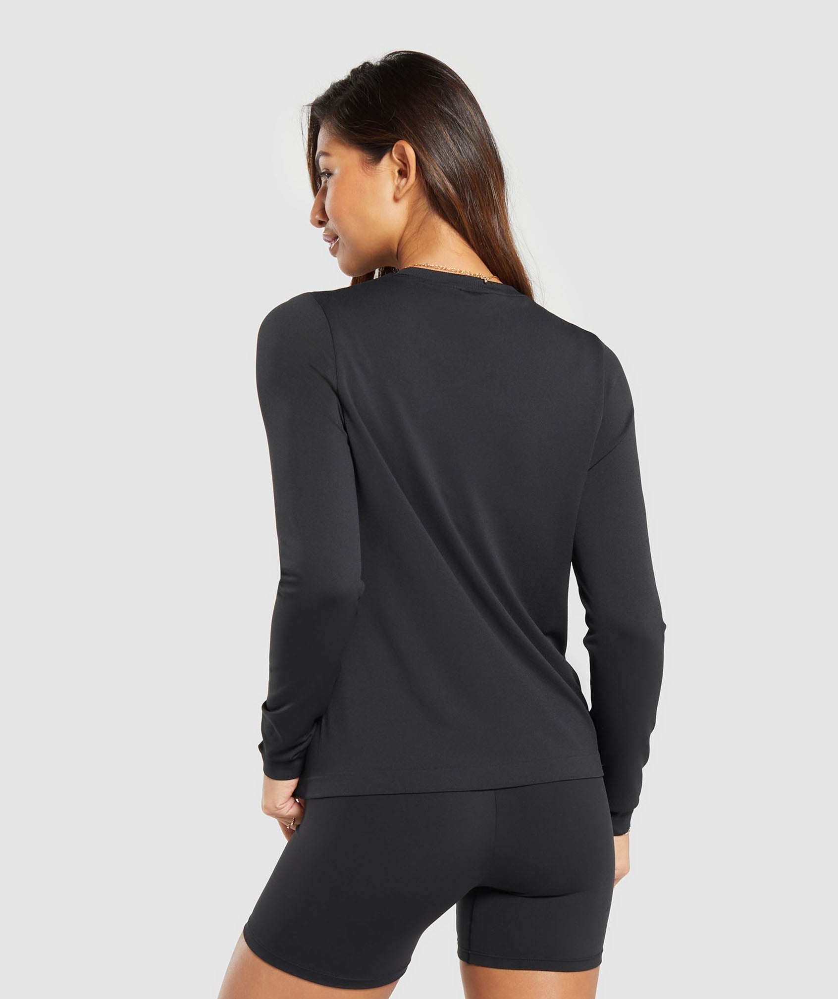 Everyday Seamless Long Sleeve Top Black