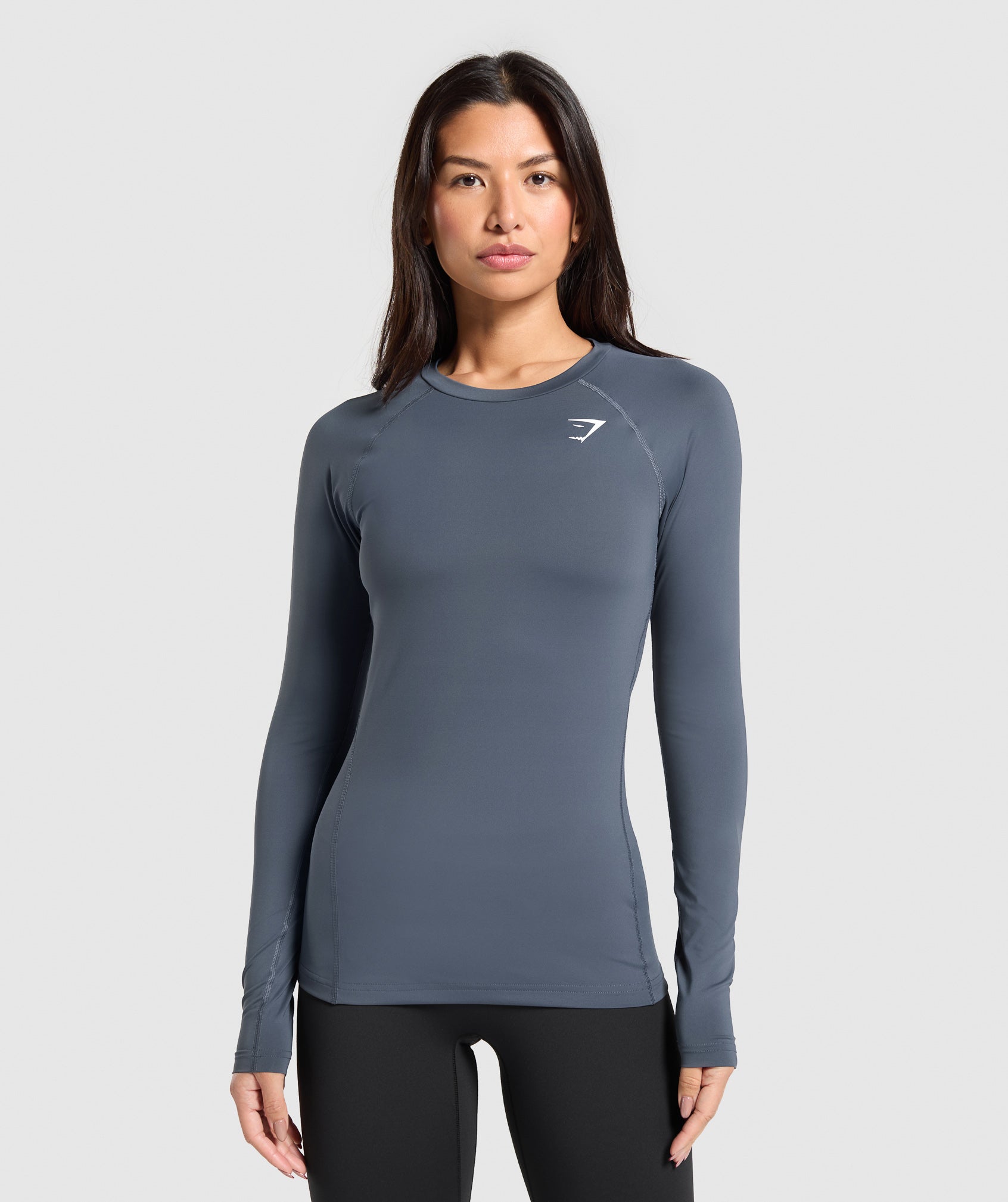 Training Baselayer Long Sleeve Top Titanium Blue