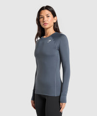 Training Baselayer Long Sleeve Top Titanium Blue